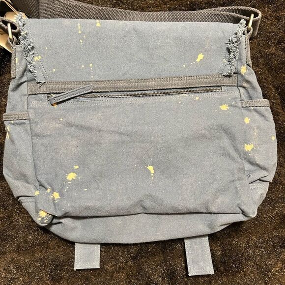 Free People Handbags - Free People NWT Denim Courier Bag